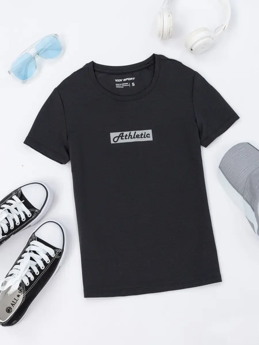 T.shirt nữ thể thao athletics - Đen - S
