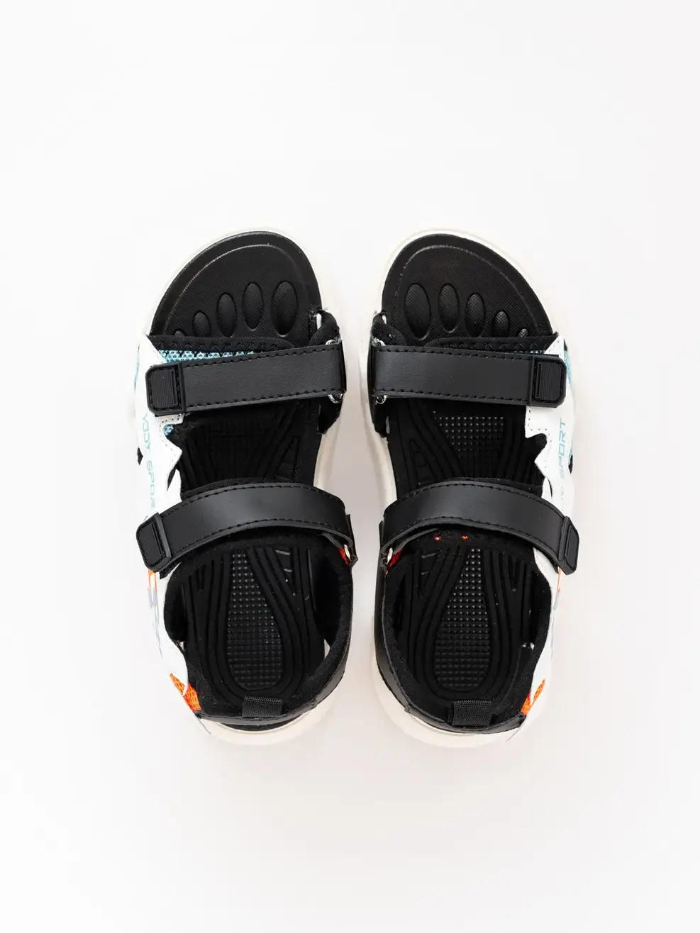 Dép Sandal Trẻ Em Yodysport Đế Trắng - Đen - 31