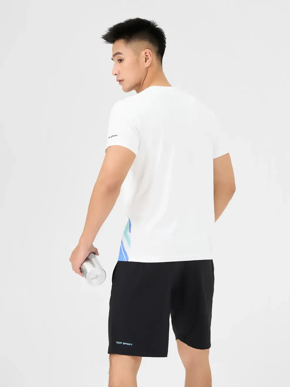 Bộ Đồ Nam Họa Tiết - Trắng đen - M