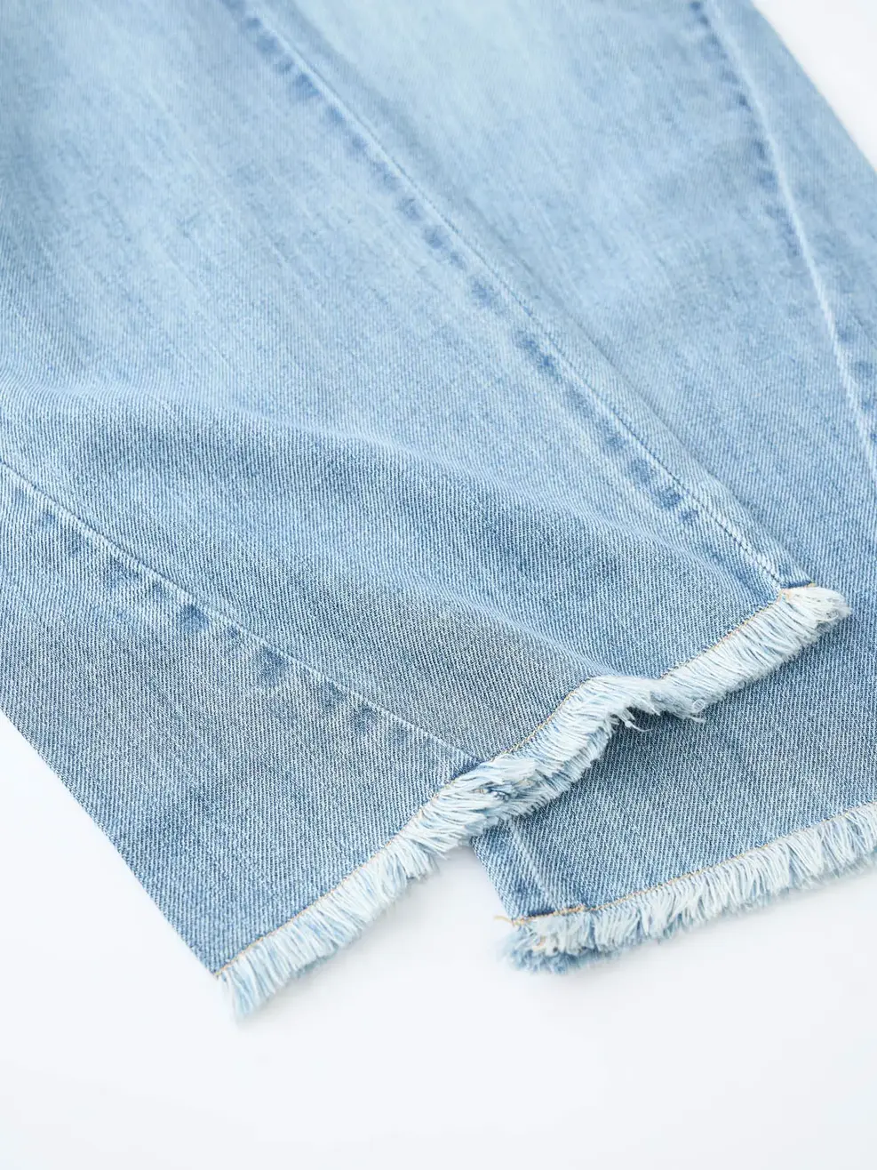 Quần Jeans Nữ Straight Cắt Cúp - Màu chàm 003 - 26