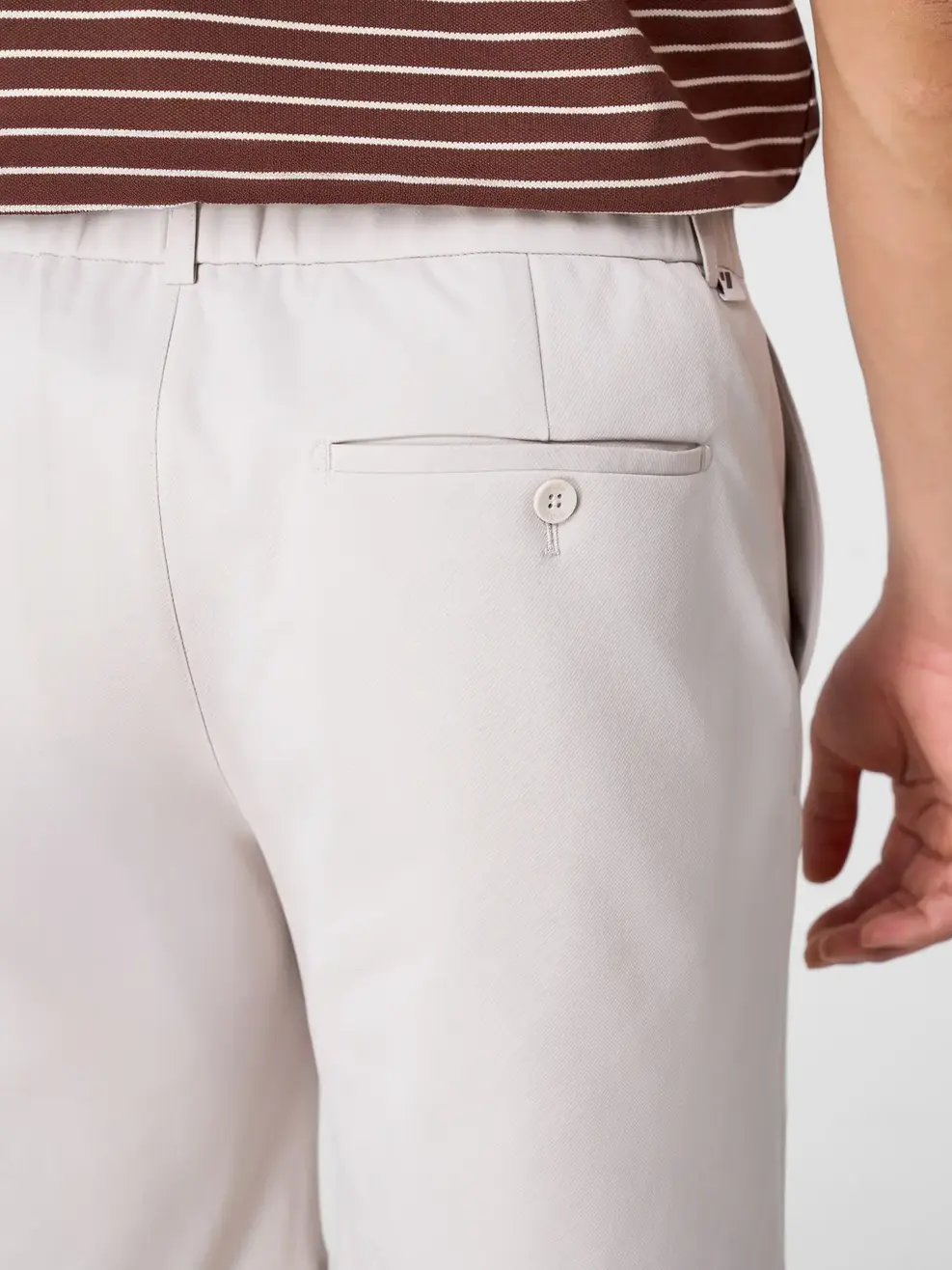 Quần Shorts nam cơ bản phom Relax -  Xám 180 - 29