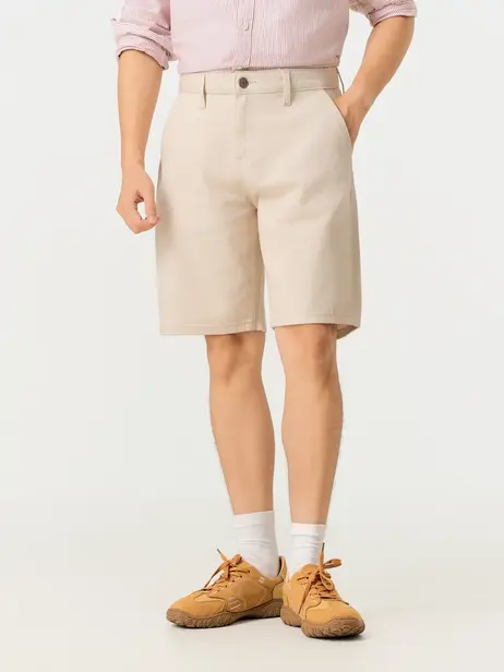 Quần Short Jeans Nam Regular Denim Like Mềm Mại Khỏe Khoắn