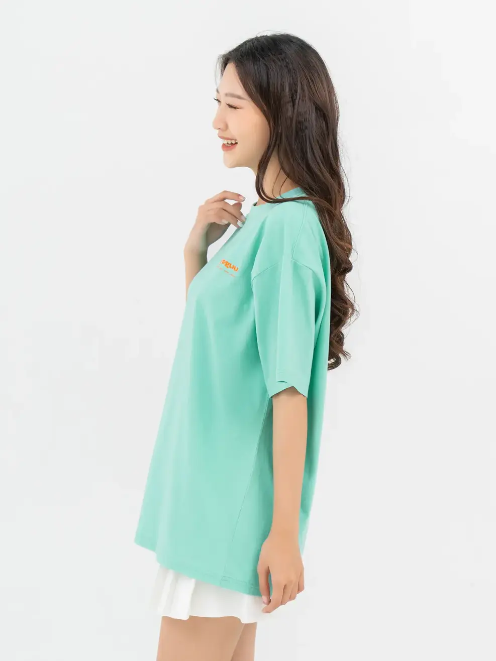 T-shirt Yoguu Basic  - Xanh ngọc - 1