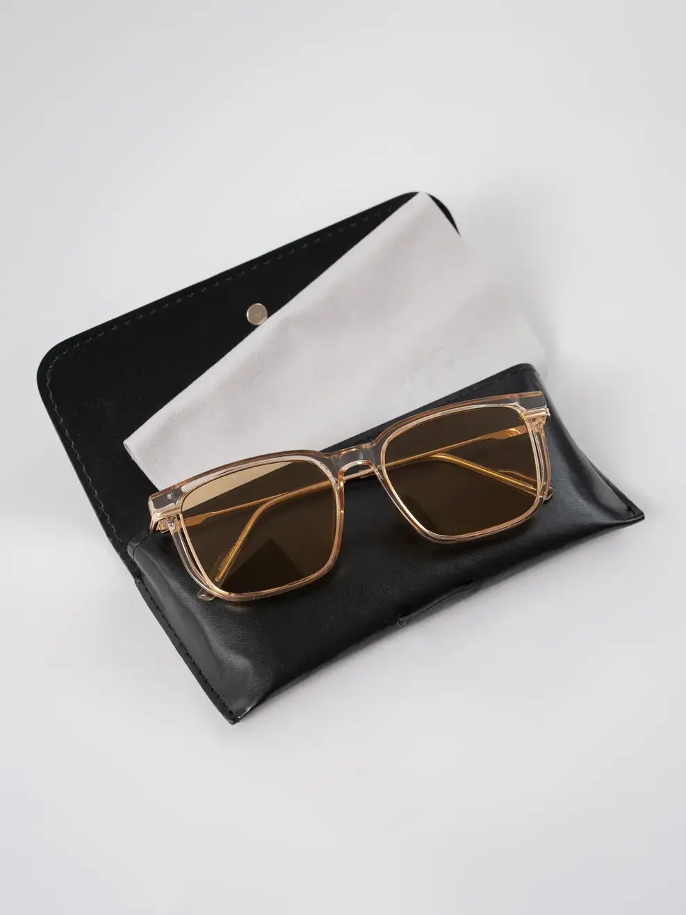 Kính Râm Phân Cực Gọng Kim Loại - Nâu - XXX