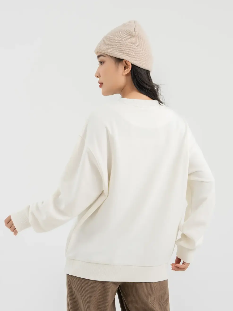 Áo Thu Đông Nữ Self Made - Trắng - S