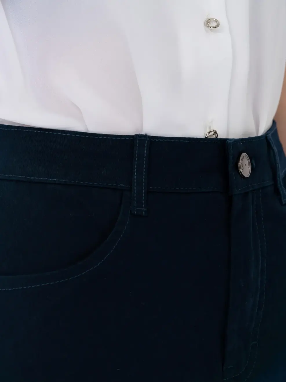 Chân ôm dài khaki xẻ - Tím than - 28