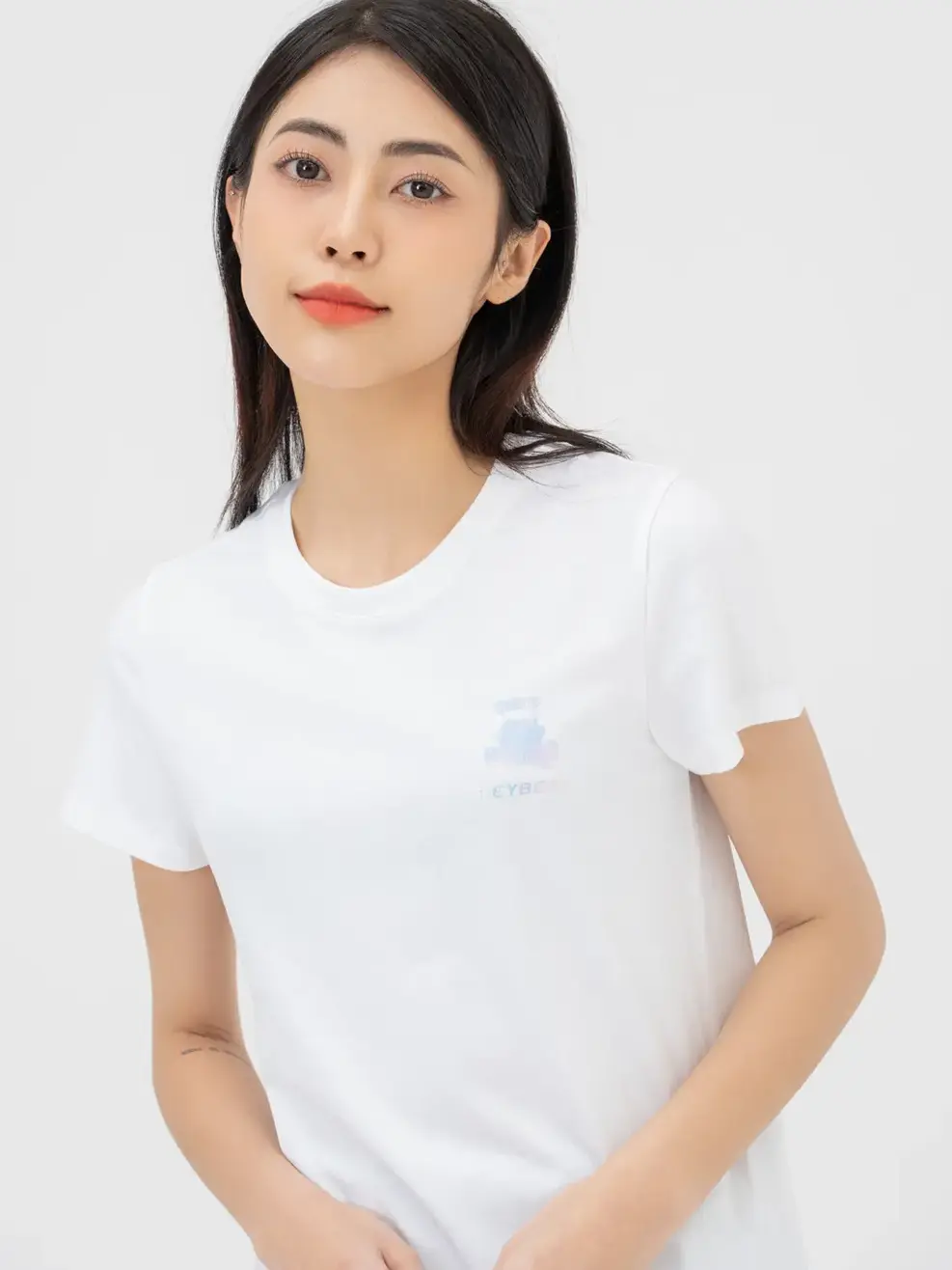 T-shirt Nữ In Gấu Heybear - Trắng 1 - S