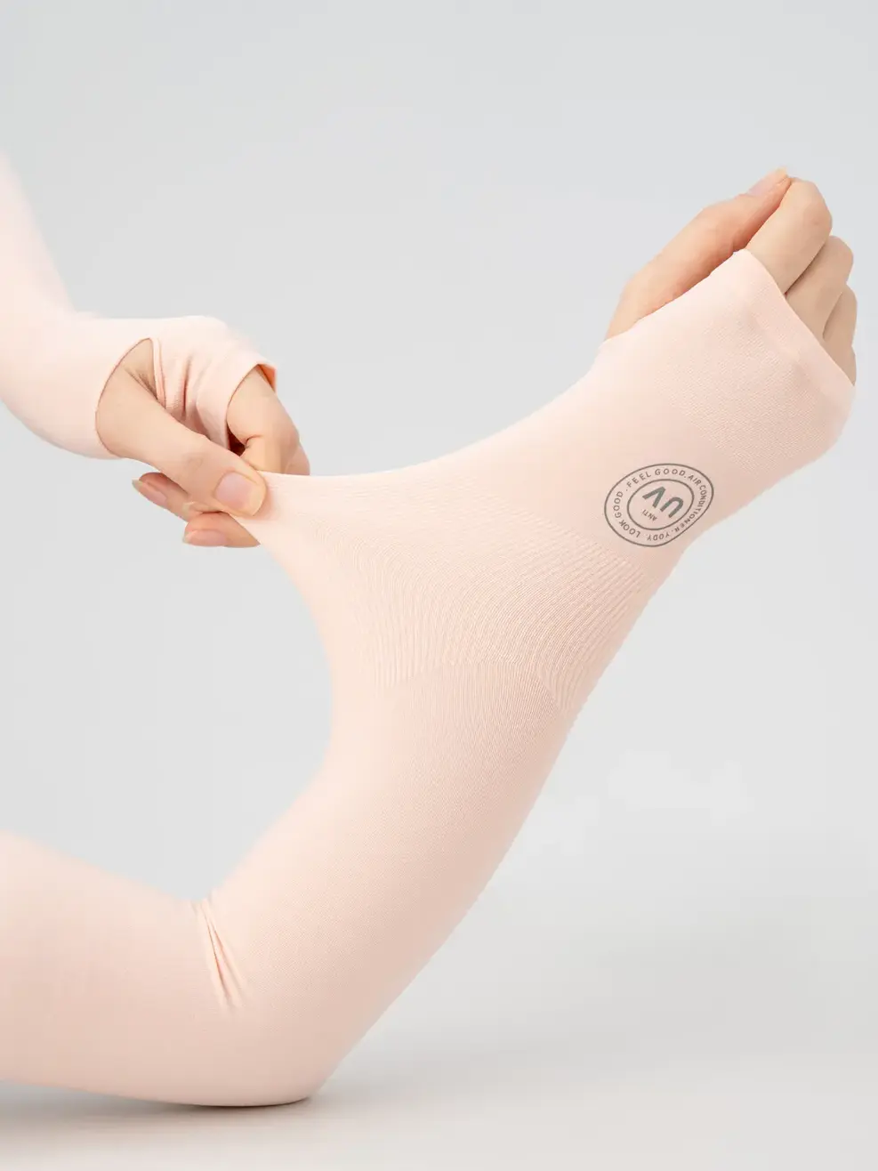 Găng Tay Chống Nắng Anti Uv - Hồng - F