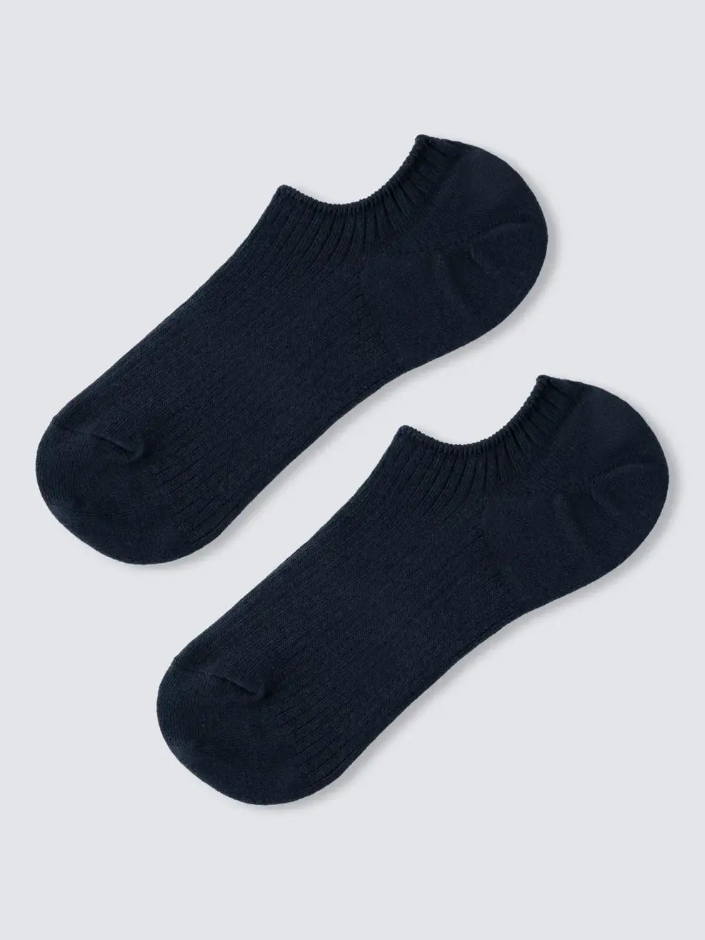 Tất Nam Ẩn Dệt Gân Bàn Combo2 - Navy 001 - F