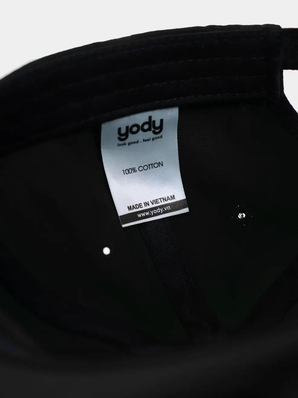 Mũ Nam In Chữ Y - Đen