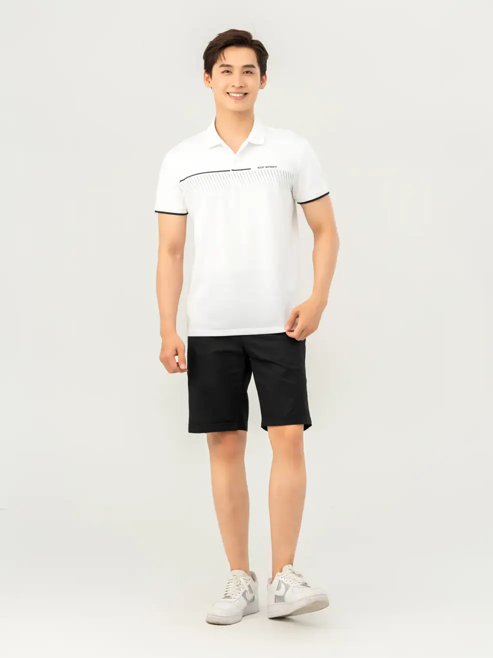 Polo Nam Yody Sport - Trắng - M