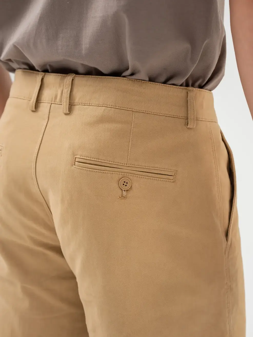 Quần Sooc Nam Gấu Lơ Vê - Vàng cát - 34