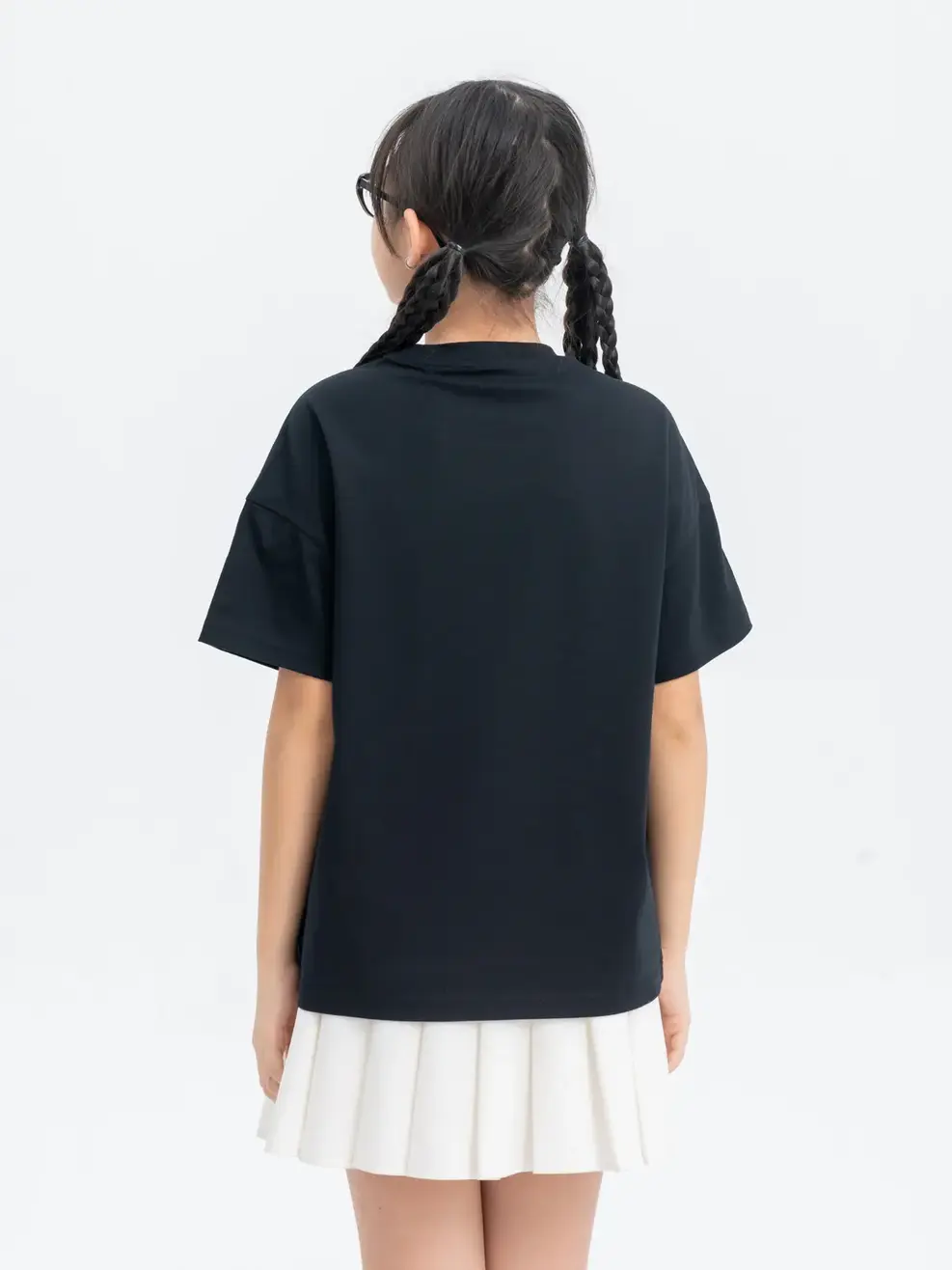 T-shirt Kid Lớn In Monkey - Đen - 10