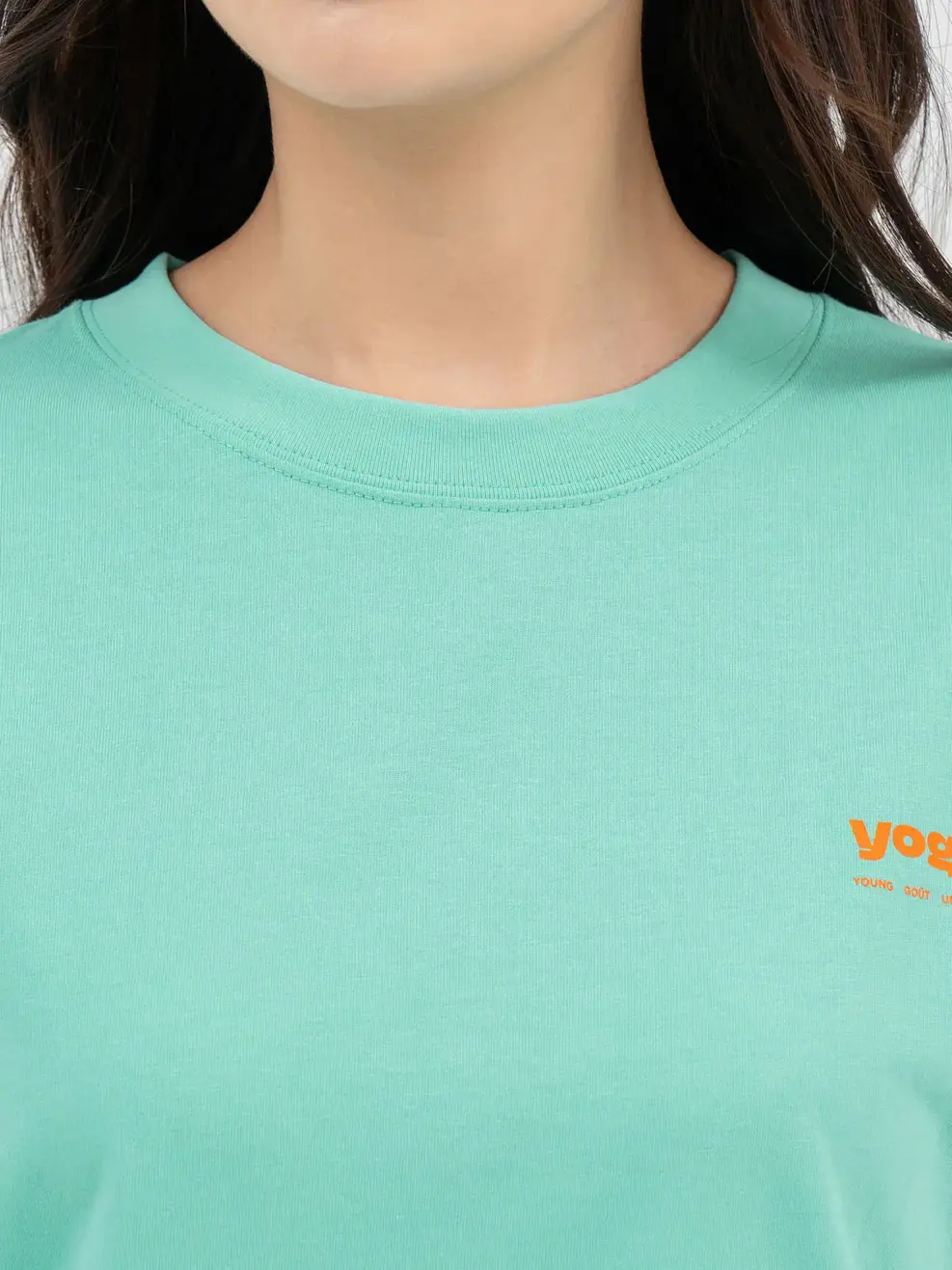 T-shirt Yoguu Basic  - Xanh ngọc - 1