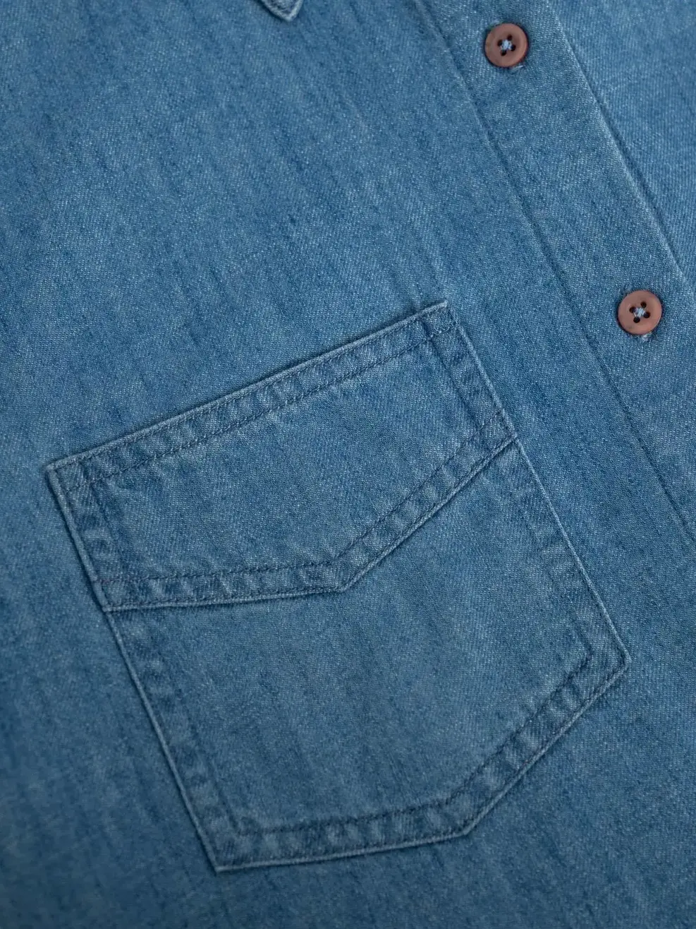 Áo Khoác Jeans Nữ Crop Mỏng Nhẹ - Xanh nhạt - S