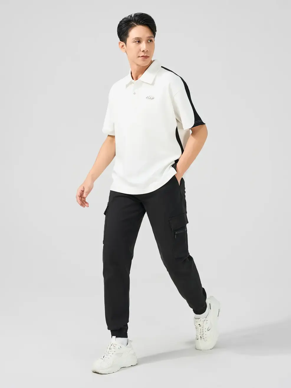 Polo Phối - Trắng - 2