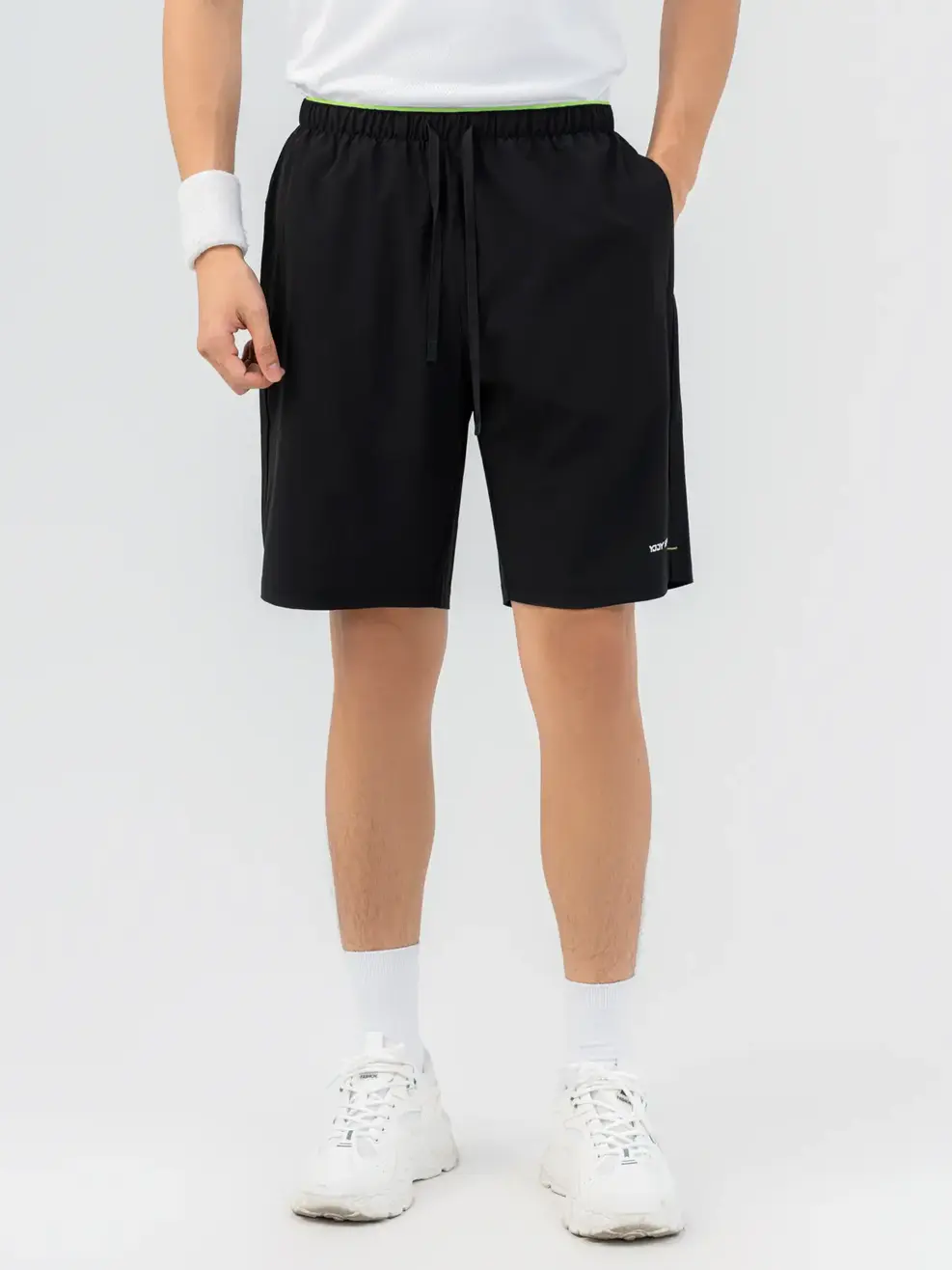 Quần Short Thể Thao Nam Chun Ốp - Đen - 29