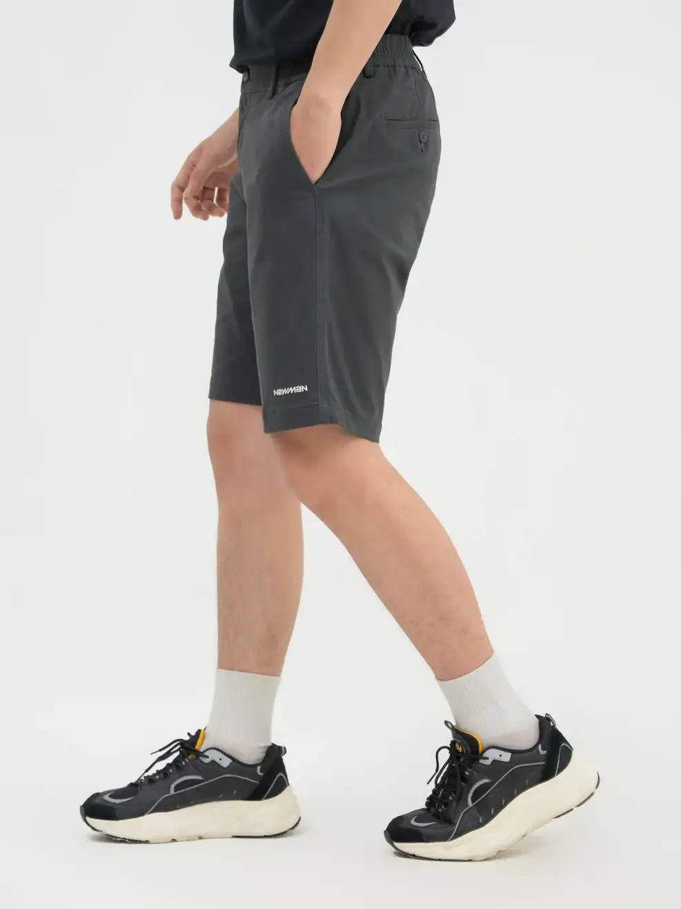 Quần Sooc Nam Chun Cúc - Ghi Đậm - 29