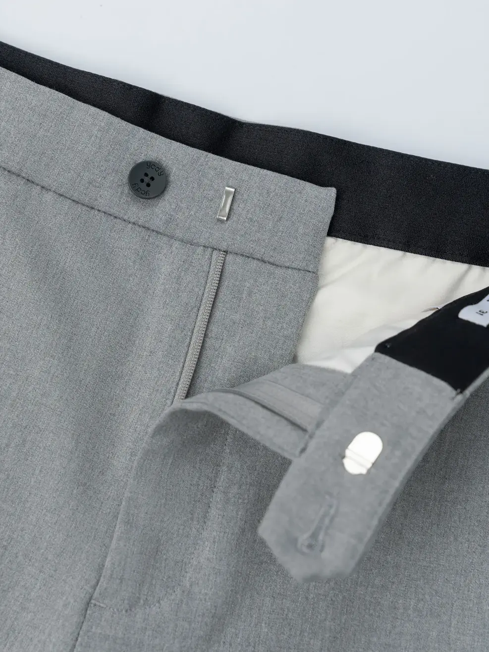 Quần Âu Nam Trend Đai Lưng - Ghi - 33