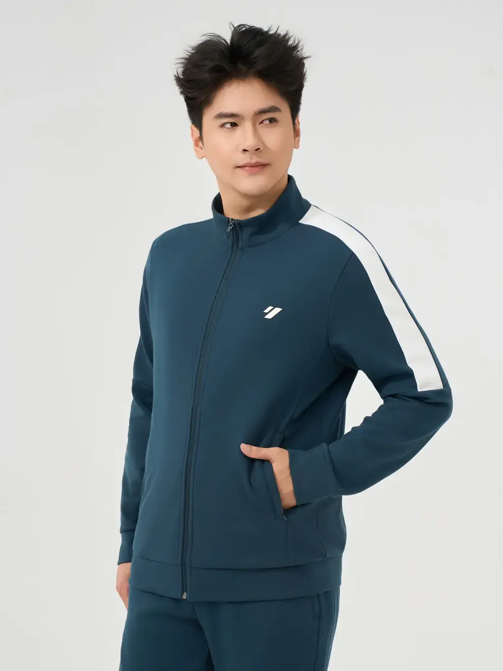 Bộ Đồ Nam Thể Thao Phối Tay - Xanh Ngọc 063 - M