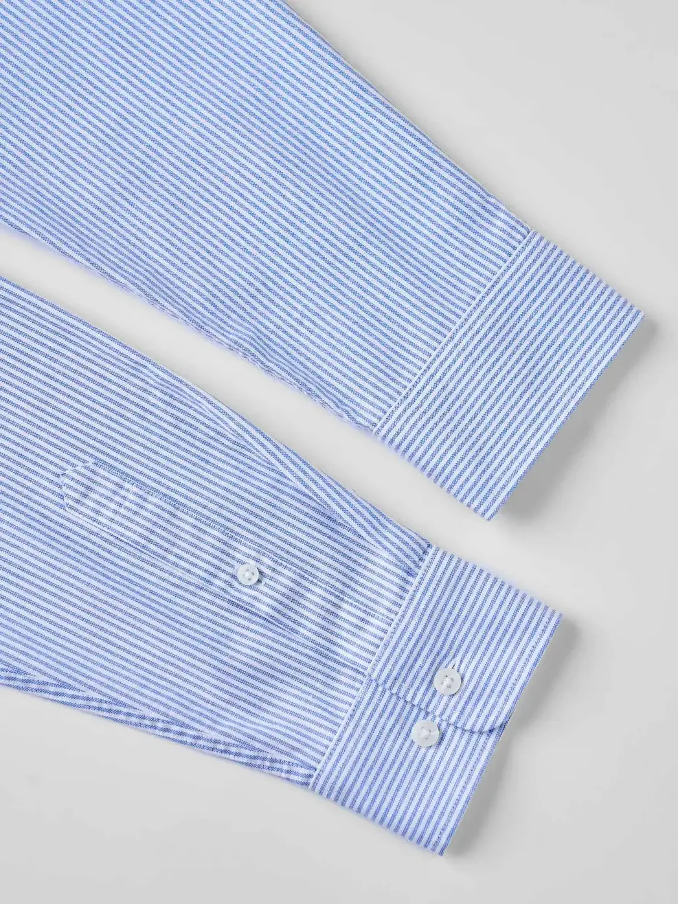 Áo Sơ-mi nam oxford kẻ sọc - Kẻ xanh da trời 180 - M