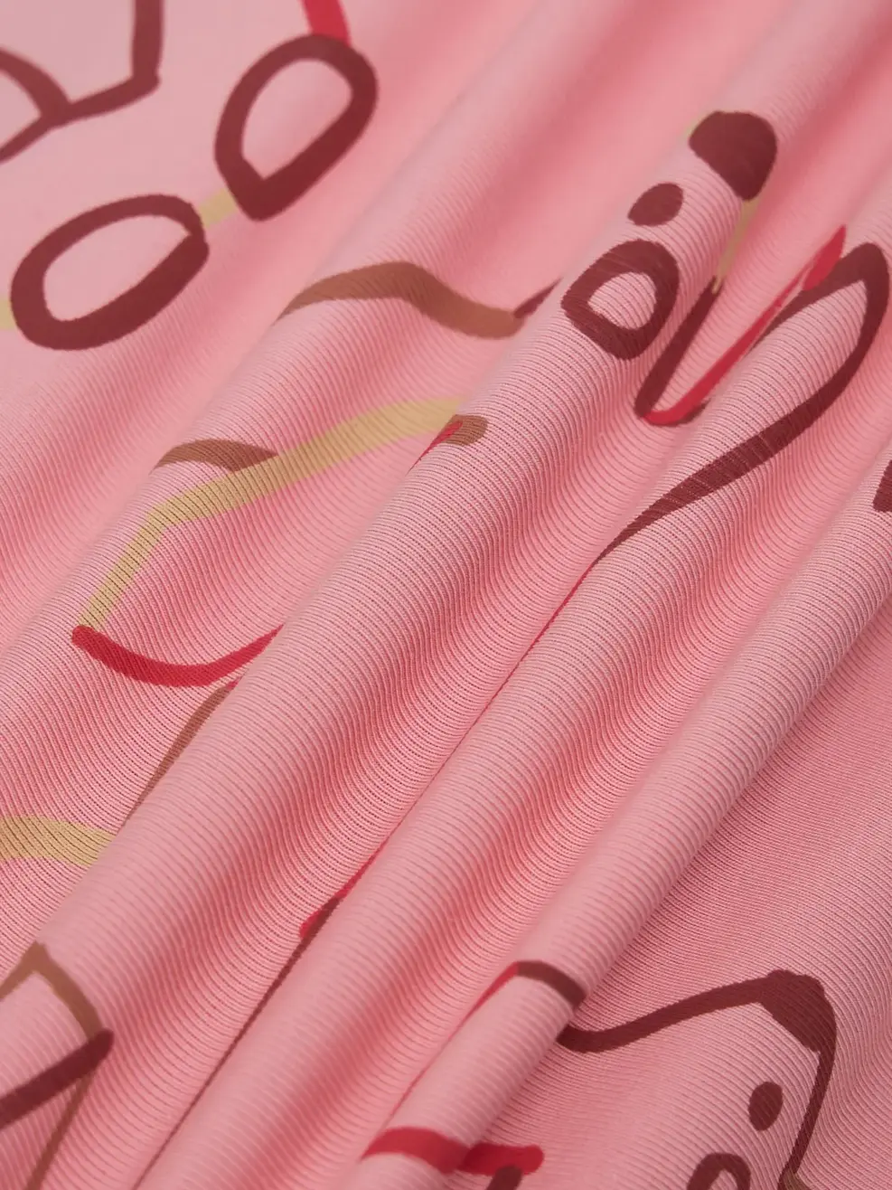 Áo Phông In Tràn Chú Thỏ - Hồng 022 - 2-3