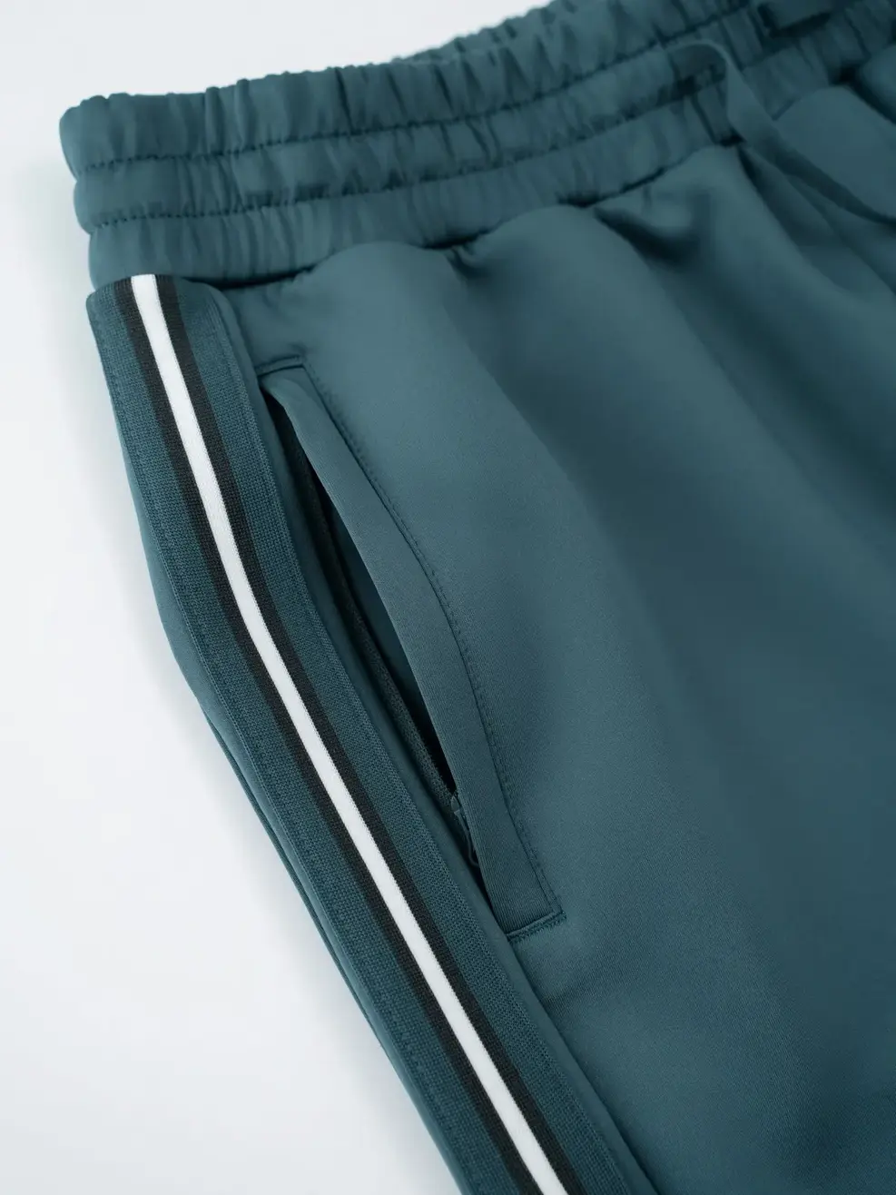 Bộ Đồ Nỉ Nam Thể Thao Phối Dây Dệt - Xanh Ngọc 063 - M