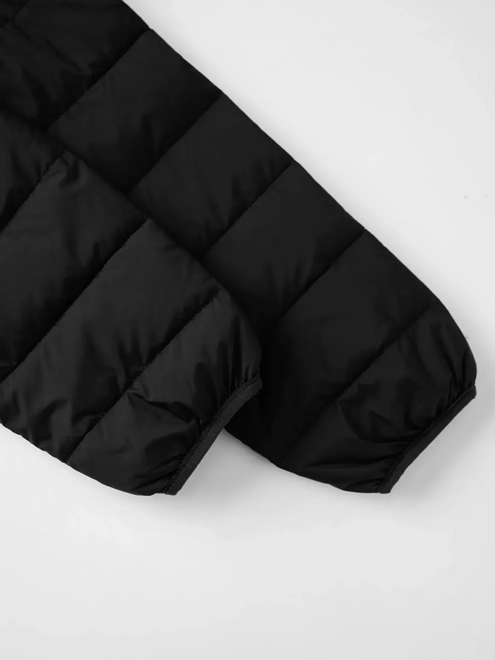 Áo Phao nữ cơ bản mũ liền - ĐEN 002 - S