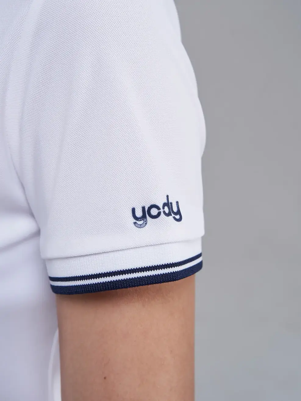 Áo Polo nữ Airycool nẹp bo - Trắng - L