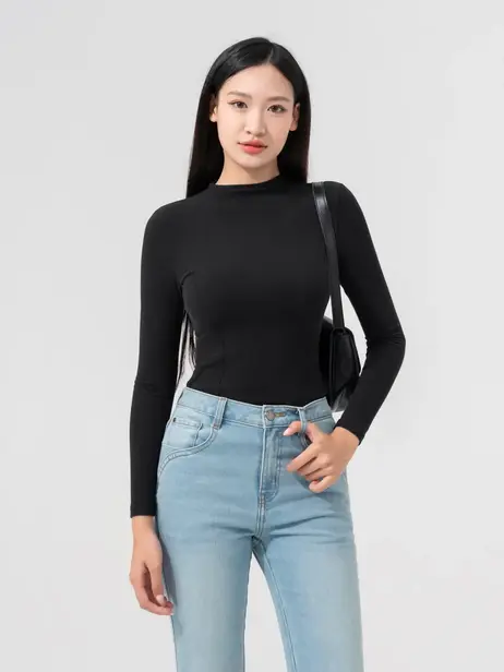 Áo Thu Đông Nữ Cổ Leo 