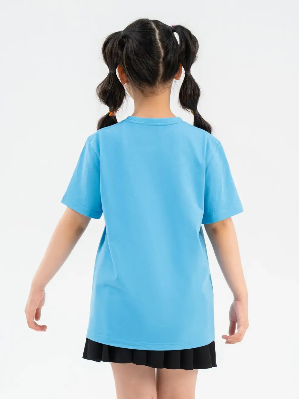 T-shirt Kid Lớn Cơ Bản Cotton Usa - Xanh dương - 8