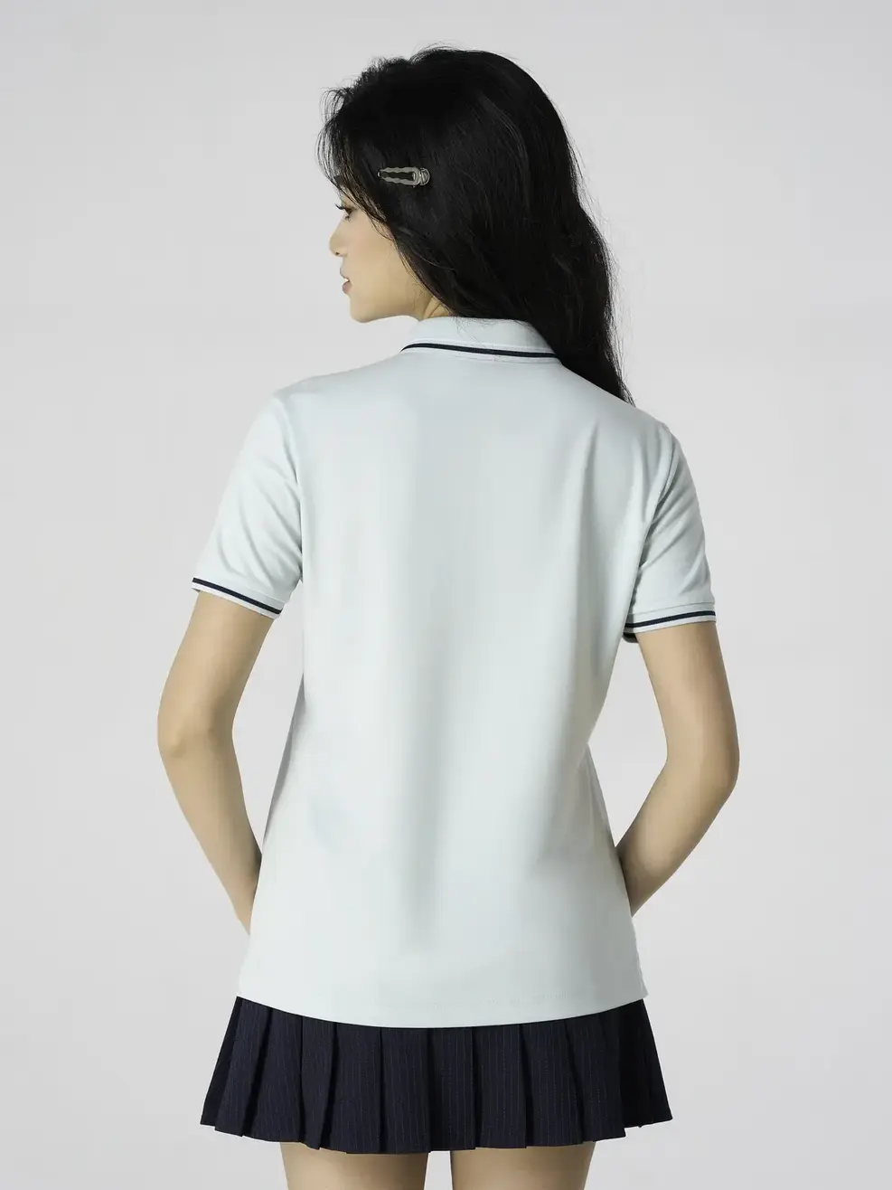Áo Polo Ponte Roma Cool Dáng Suông - Xanh Lá 045 - XS