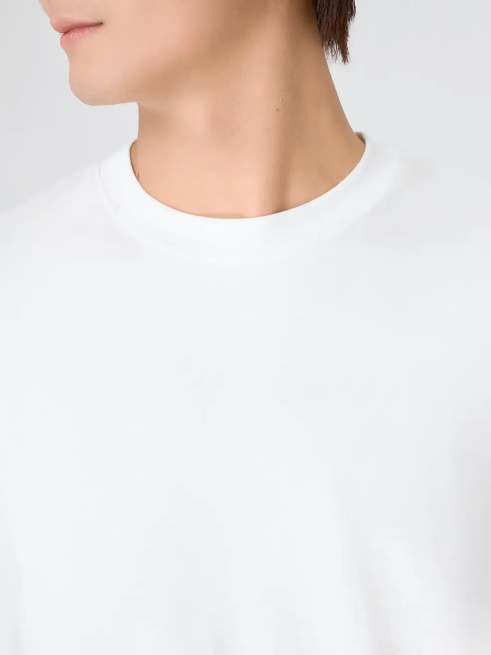 Áo Phông Tay Lỡ - Trắng 001 - M