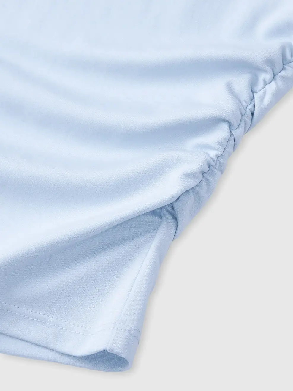 Áo Polo Nữ Dáng Ngắn Thêu Ngực - XANH 012 - S