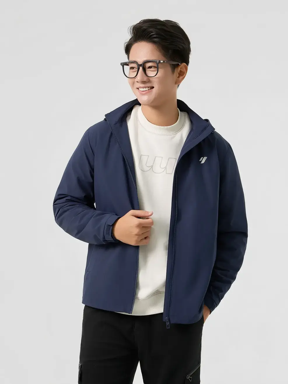 Áo Khoác Gió Nam Gia Đinh 3C Promax -  Tím Than 140 - M