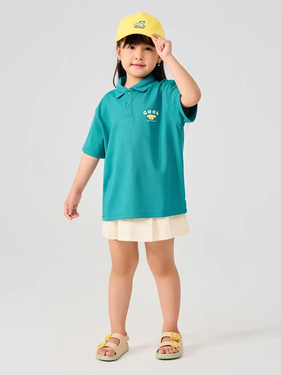 ÁO POLO TRẺ EM In Best Friend Forever - Xanh Lá - 2