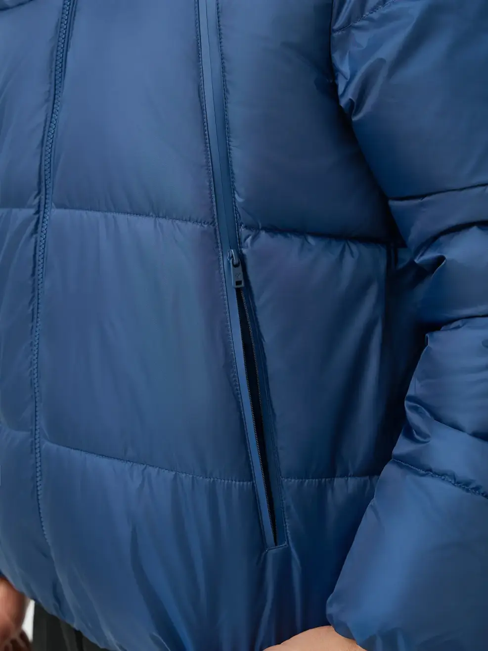 Áo Phao VIP Nam Mũ Liền Kéo Khóa Siêu Ấm - Tím Than 006 - M