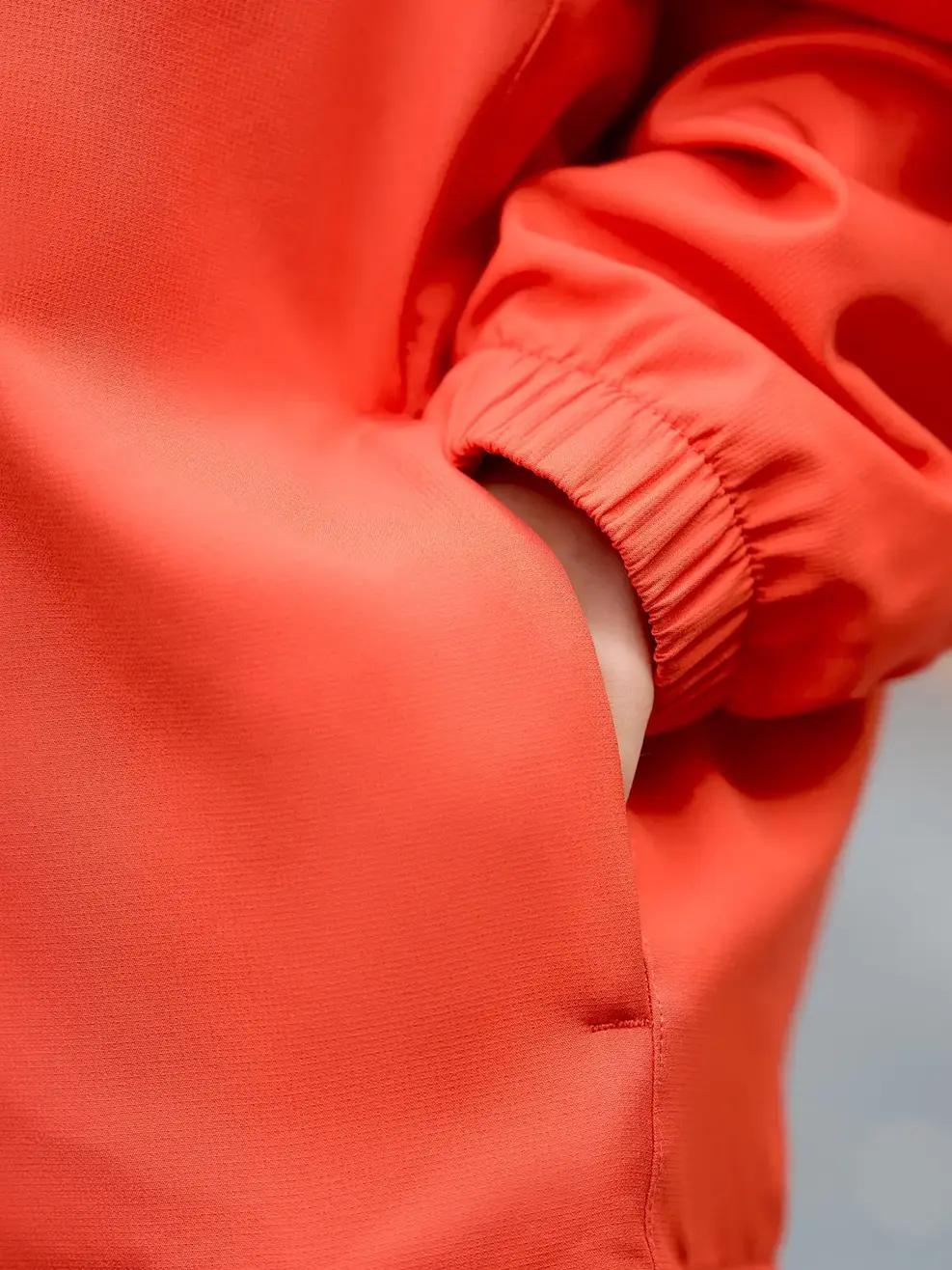 Áo khoác gió trẻ em trượt nước thông minh - Cam - 2-3