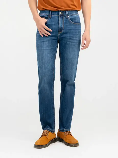 Quần Jeans Nam Slim S-cafe Mác Da Yody Denim 