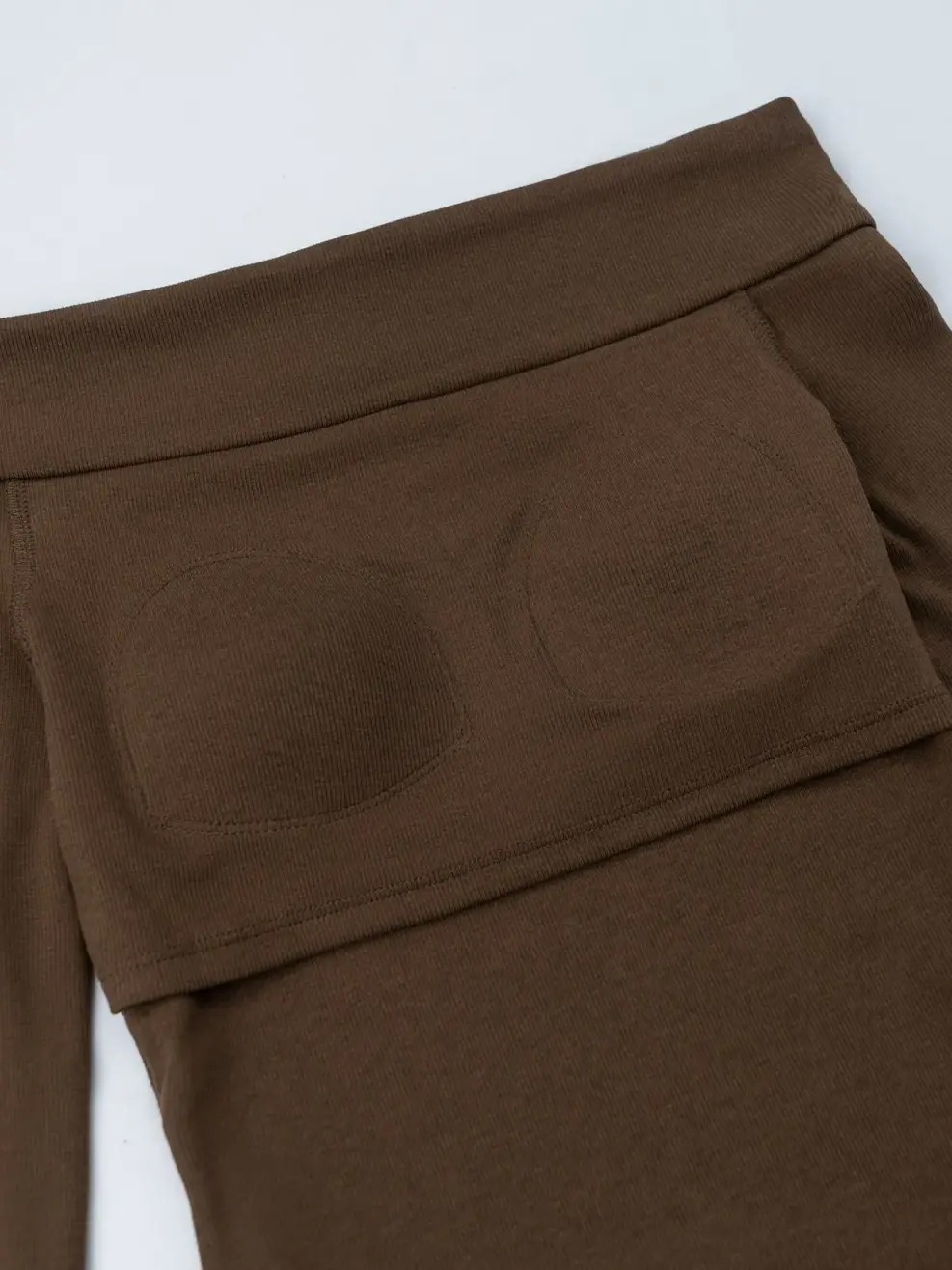 Áo Thu Đông Nữ Trễ Vai - Nâu - S