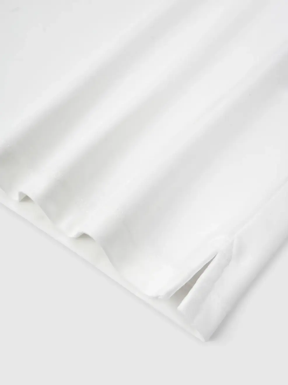 Áo Polo Nam Slim In Thân Trước Có Xẻ Tà - Trắng 001 - M