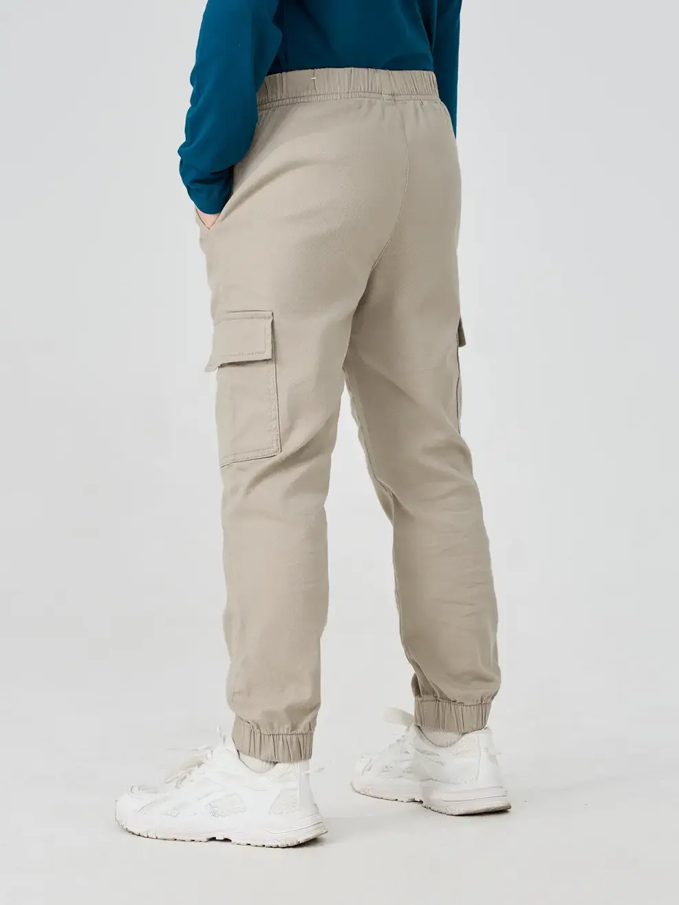Quần Khaki Kid Nam Túi Hộp  - Be - 8