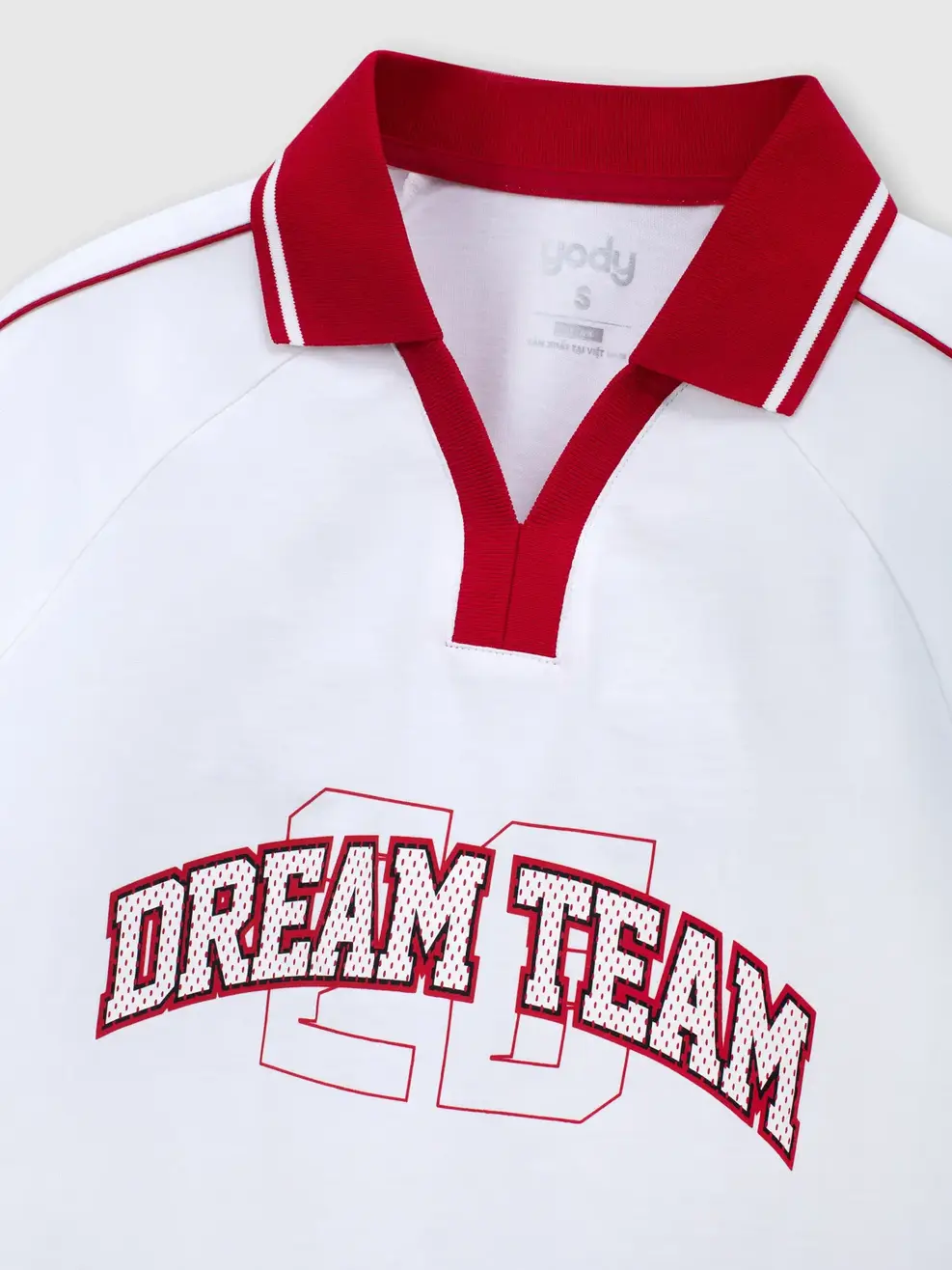 Áo Polo Dream Team - Trắng 001 - S