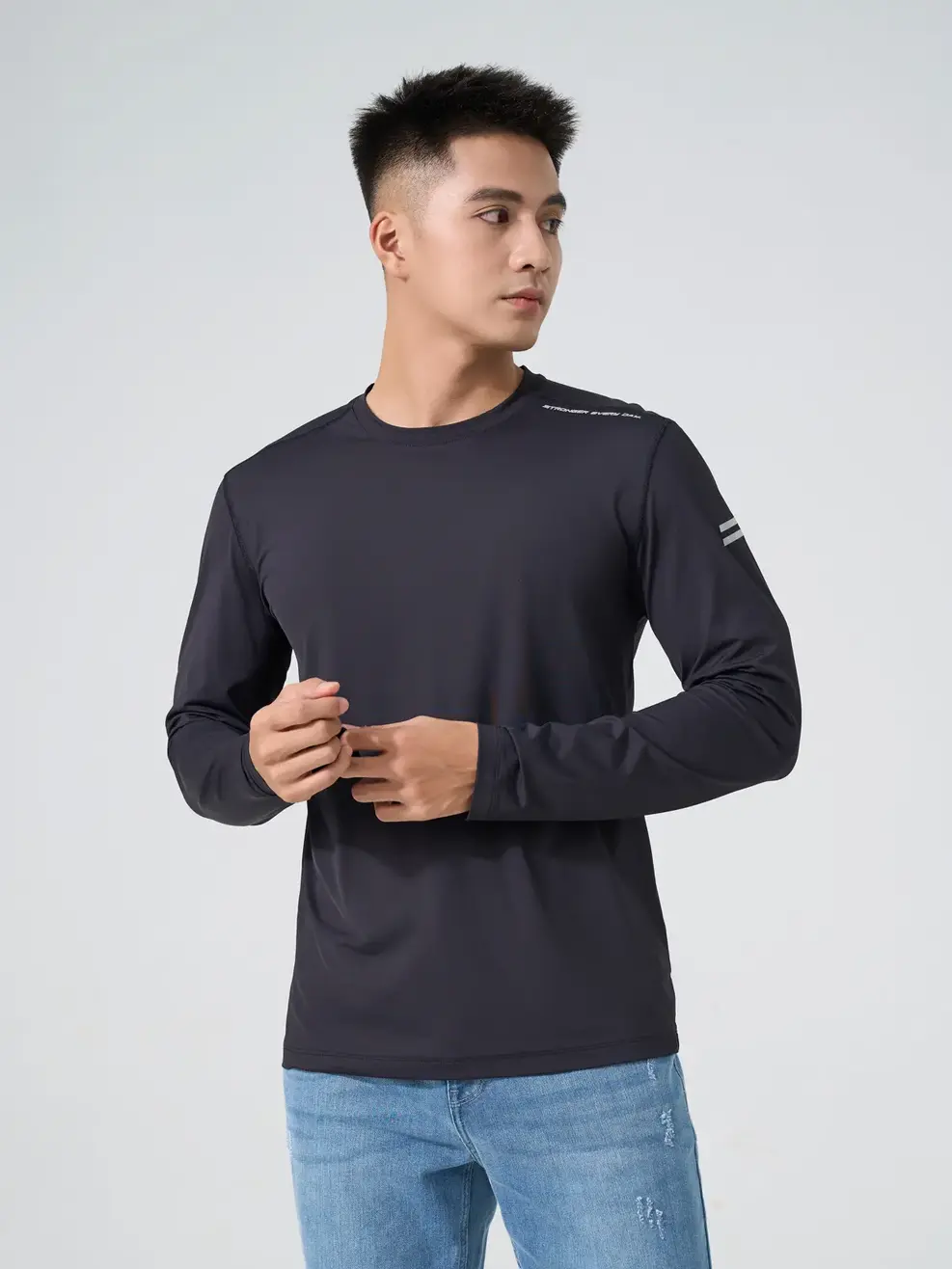 Áo Thể Thao Nam Stronger Every Day - Đen - M