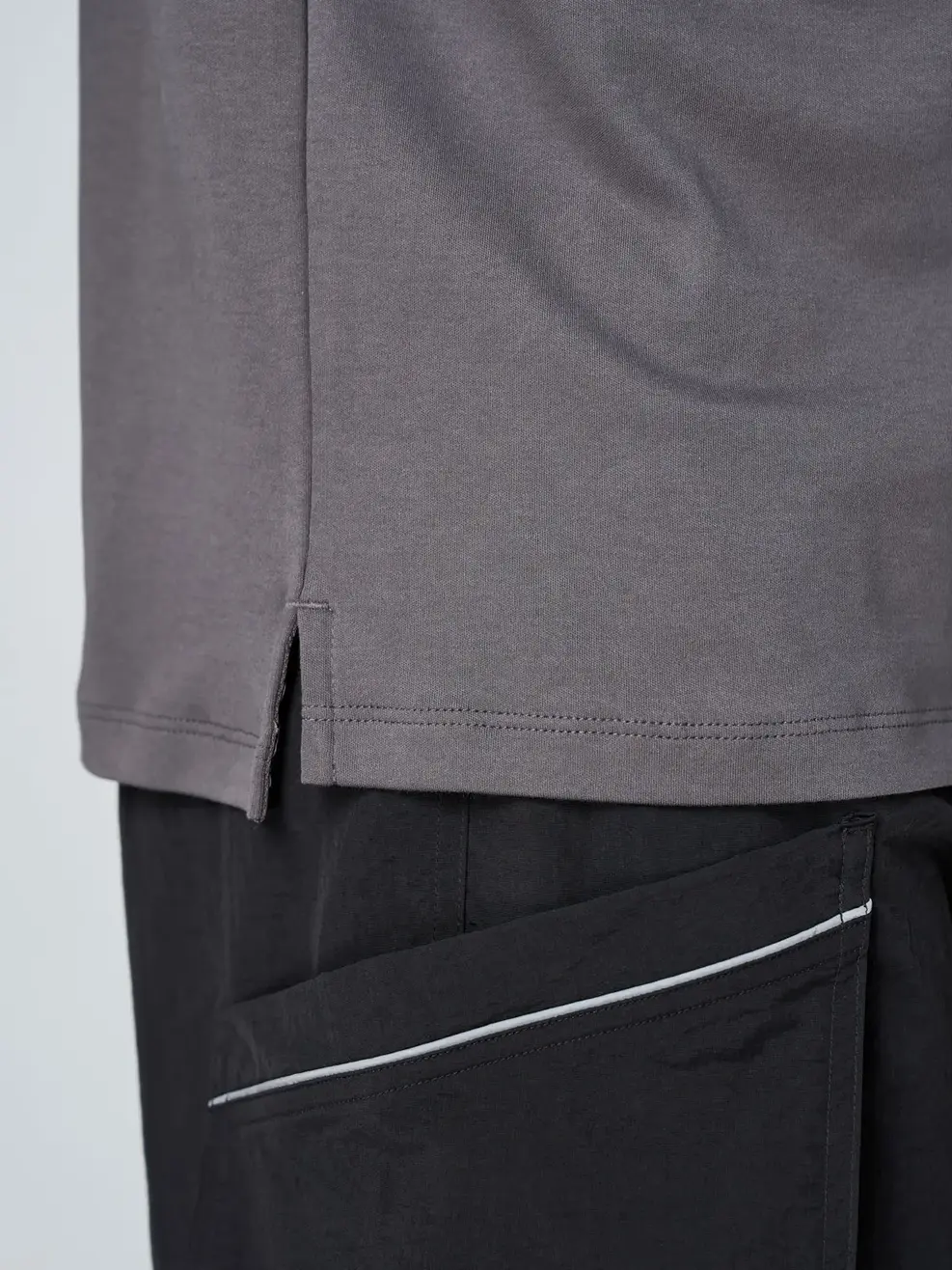 Áo Ba Lỗ Basic Regular - Than chì 002 - XL