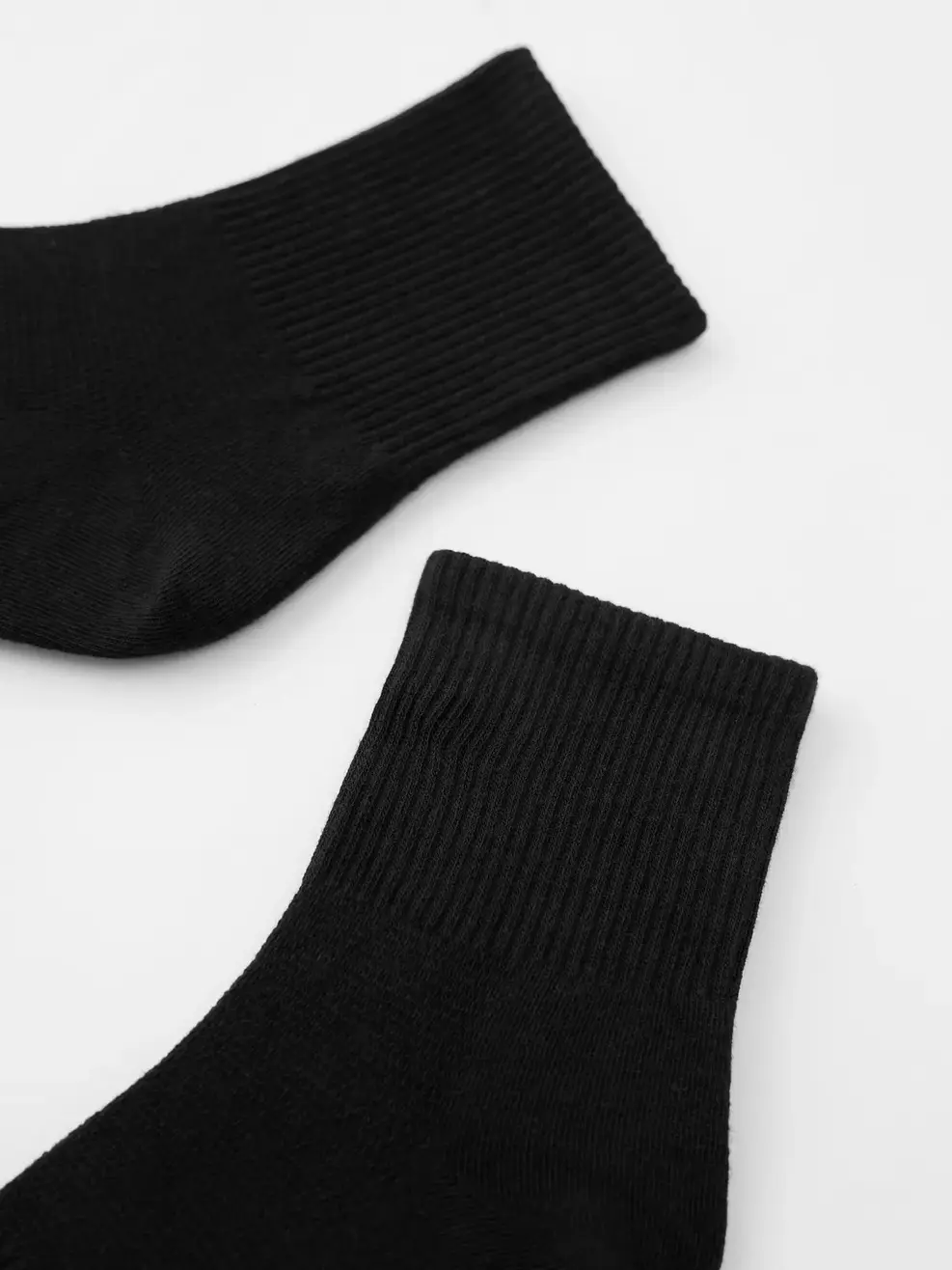 Tất Nữ Cotton Cổ Cao Dệt Hoạ Tiết Combo 2 - ĐEN 002 - F
