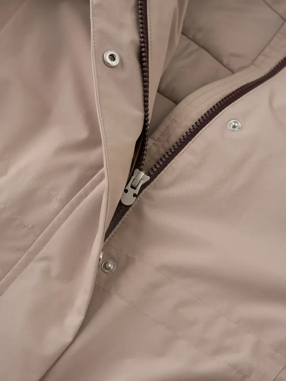 Áo Phao Vip Nữ Chần Ẩn Siêu Ấm - Nâu 111 - S