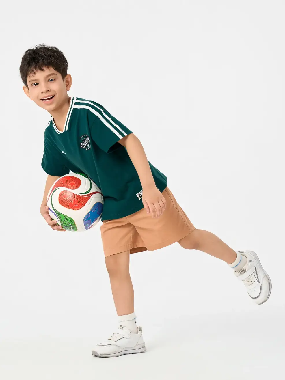 Áo Phông Cổ Tim Dream Team - Xanh lá 042 - 98