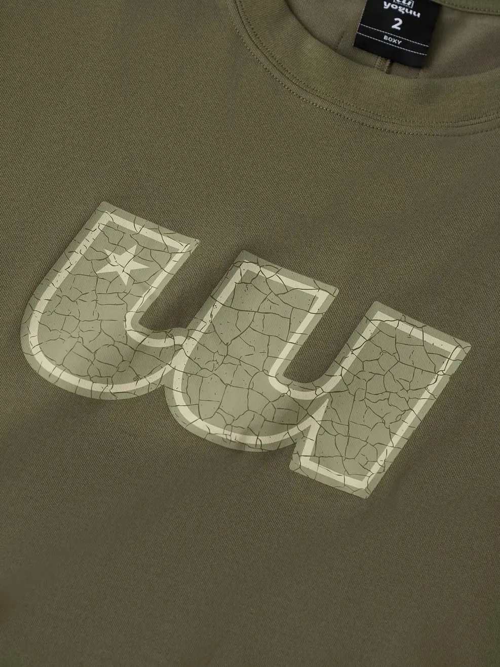 Áo Phông Big Logo Yoguu - Xanh Lá 189 - 1