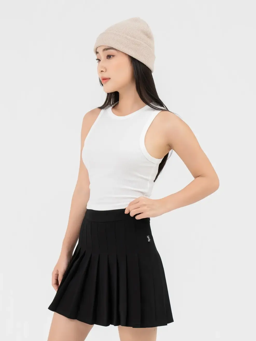 Áo 3 Lỗ Nữ Thun Tăm Hách Dáng - Trắng - S